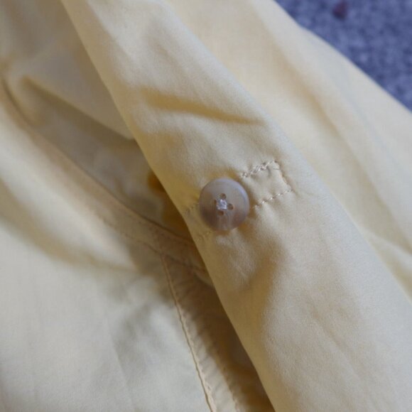 Ex Officio Mens Shirt 2XL Yellow Solid Long Sleeve Vented Nylon Blend - Picture 3 of 9